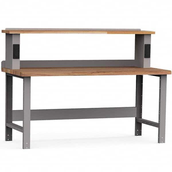Rousseau Metal - Stationary Work Benches, Tables Type: Work Bench Top Material: Laminated Wood - Industrial Tool & Supply