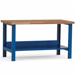 Rousseau Metal - Stationary Work Benches, Tables Type: Work Bench Top Material: Laminated Wood - Industrial Tool & Supply