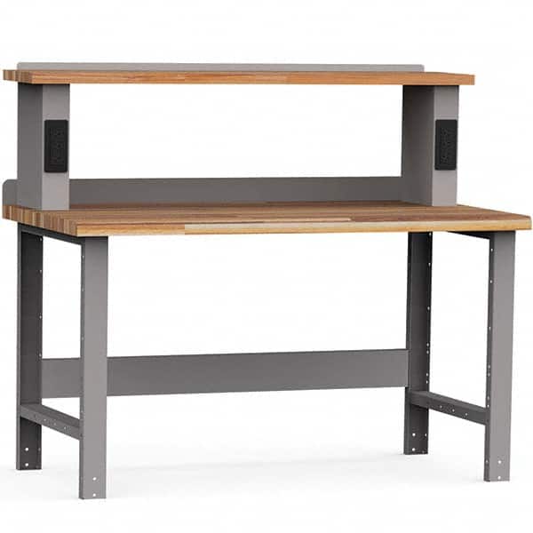 Rousseau Metal - Stationary Work Benches, Tables Type: Work Bench Top Material: Laminated Wood - Industrial Tool & Supply