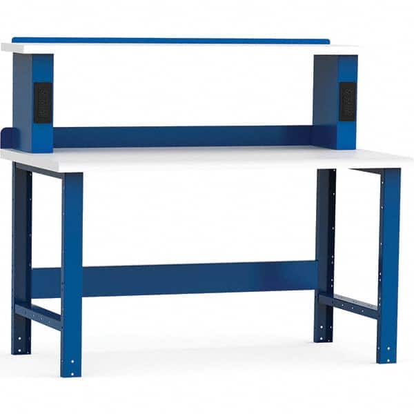 Rousseau Metal - Stationary Work Benches, Tables Type: Work Bench Top Material: Laminated Plastic - Industrial Tool & Supply