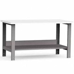 Rousseau Metal - Stationary Work Benches, Tables Type: Work Bench Top Material: Laminated Plastic - Industrial Tool & Supply