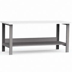 Rousseau Metal - Stationary Work Benches, Tables Type: Work Bench Top Material: Laminated Plastic - Industrial Tool & Supply