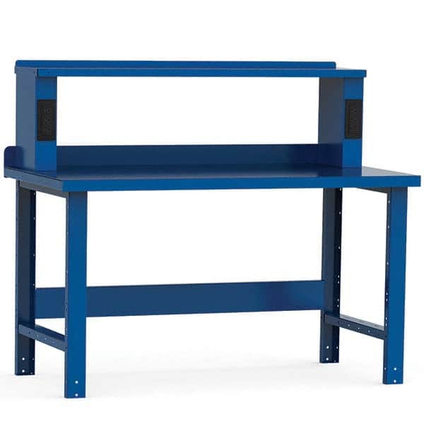 Rousseau Metal - Stationary Work Benches, Tables Type: Work Bench Top Material: Painted Steel - Industrial Tool & Supply