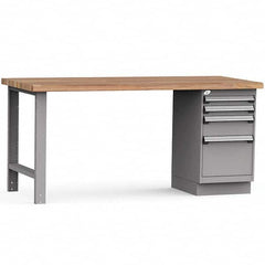 Rousseau Metal - Stationary Work Benches, Tables Type: Work Bench Top Material: Laminated Wood - Industrial Tool & Supply