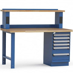 Rousseau Metal - Stationary Work Benches, Tables Type: Work Bench Top Material: Laminated Wood - Industrial Tool & Supply