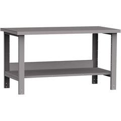 Rousseau Metal - Stationary Work Benches, Tables Type: Work Bench Top Material: Painted Steel - Industrial Tool & Supply