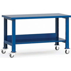 Rousseau Metal - Mobile Work Benches Type: Mobile Workbench Length: 60 (Inch) - Industrial Tool & Supply