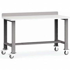 Rousseau Metal - Stationary Work Benches, Tables Type: Work Bench Top Material: Laminated Plastic - Industrial Tool & Supply