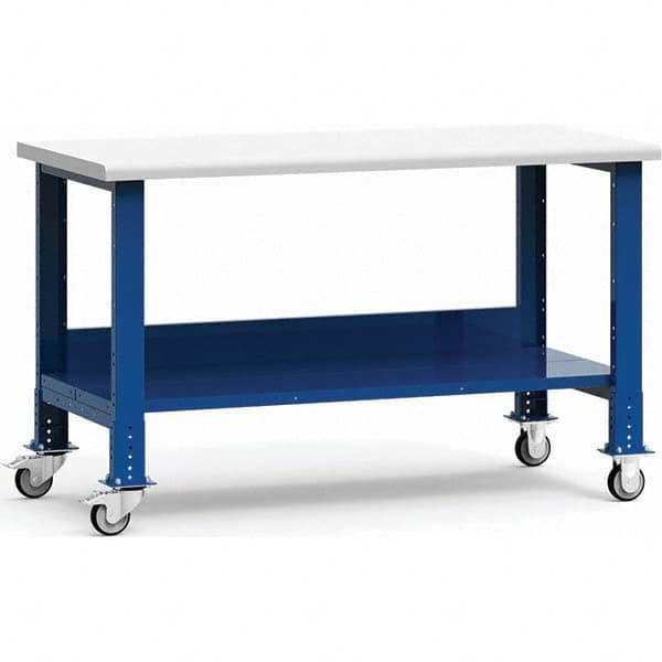 Rousseau Metal - Mobile Work Benches Type: Mobile Workbench Length: 60 (Inch) - Industrial Tool & Supply