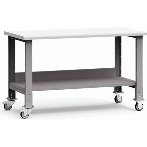 Rousseau Metal - Mobile Work Benches Type: Mobile Workbench Length: 60 (Inch) - Industrial Tool & Supply