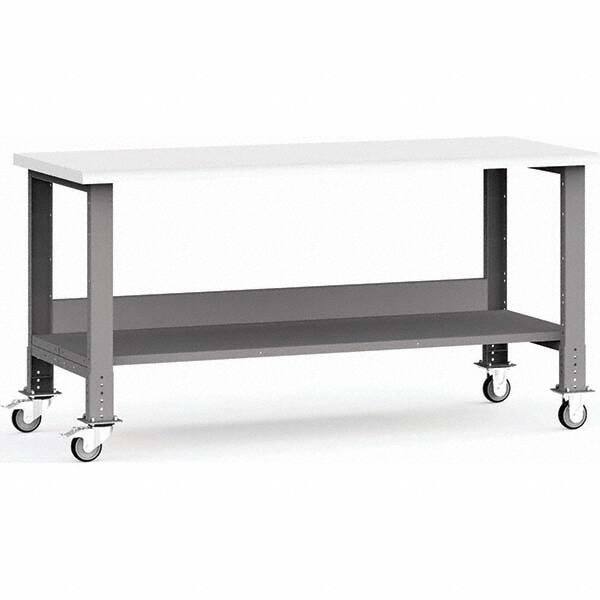 Rousseau Metal - Mobile Work Benches Type: Mobile Workbench Length: 72 (Inch) - Industrial Tool & Supply