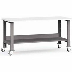 Rousseau Metal - Mobile Work Benches Type: Mobile Workbench Length: 72 (Inch) - Industrial Tool & Supply