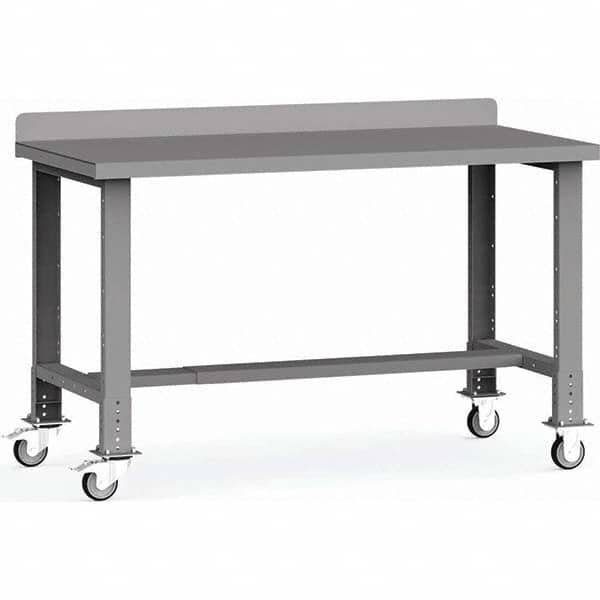 Rousseau Metal - Mobile Work Benches Type: Mobile Workbench Length: 60 (Inch) - Industrial Tool & Supply