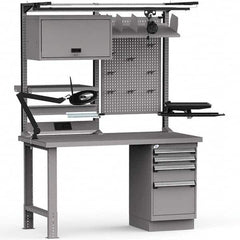 Rousseau Metal - Stationary Workstations Type: Work Center Load Capacity (Lb.): 1100 - Industrial Tool & Supply