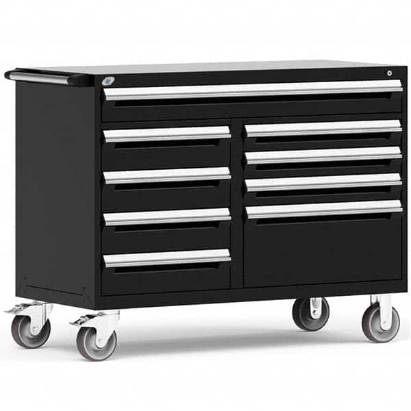 Rousseau Metal - Tool Roller Cabinets Drawers Range: 5 - 10 Drawers Width Range: 48" and Wider - Industrial Tool & Supply