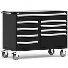Rousseau Metal - Tool Roller Cabinets Drawers Range: 5 - 10 Drawers Width Range: 48" and Wider - Industrial Tool & Supply