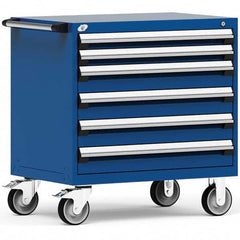 Rousseau Metal - Tool Roller Cabinets Drawers Range: 5 - 10 Drawers Width Range: 36" - 47.9" - Industrial Tool & Supply