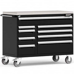Rousseau Metal - Tool Roller Cabinets Drawers Range: 5 - 10 Drawers Width Range: 48" and Wider - Industrial Tool & Supply