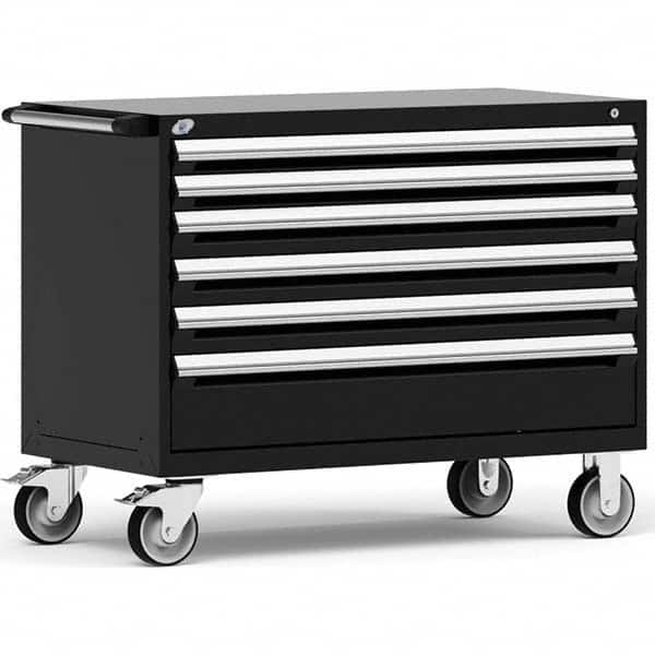 Rousseau Metal - Tool Roller Cabinets Drawers Range: 5 - 10 Drawers Width Range: 48" and Wider - Industrial Tool & Supply