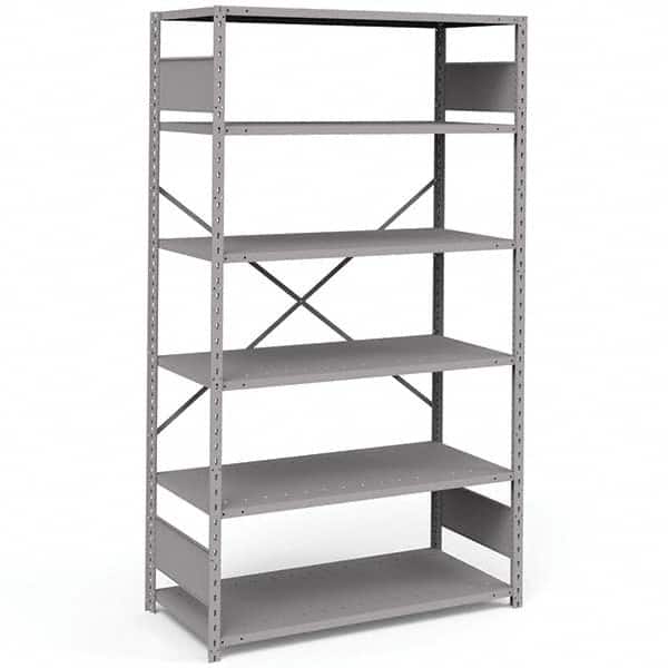 Rousseau Metal - Steel Shelving Type: Shelving Starter or Add-On: Starter - Industrial Tool & Supply