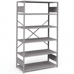 Rousseau Metal - Steel Shelving Type: Shelving Starter or Add-On: Starter - Industrial Tool & Supply