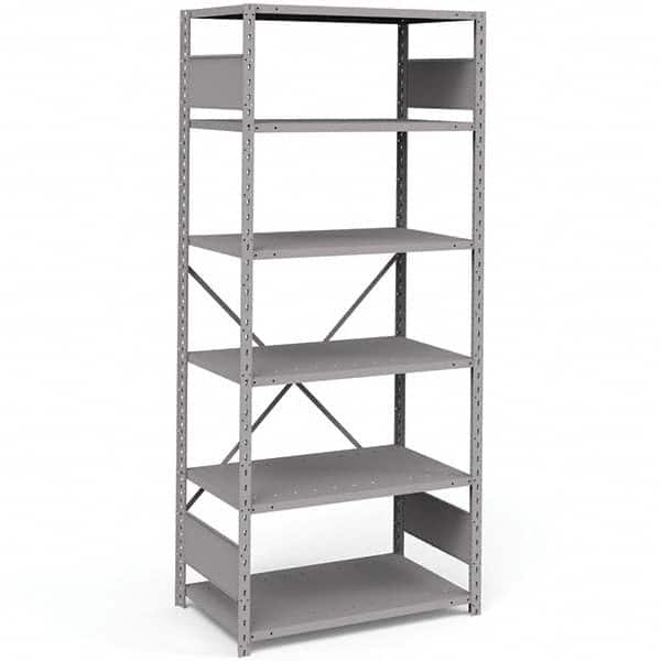 Rousseau Metal - Steel Shelving Type: Shelving Starter or Add-On: Starter - Industrial Tool & Supply