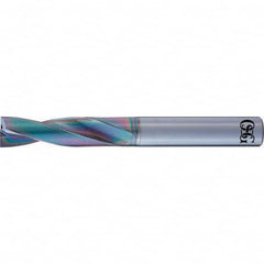 OSG - 0.4016" 0° Solid Carbide Screw Machine Drill Bit - Industrial Tool & Supply