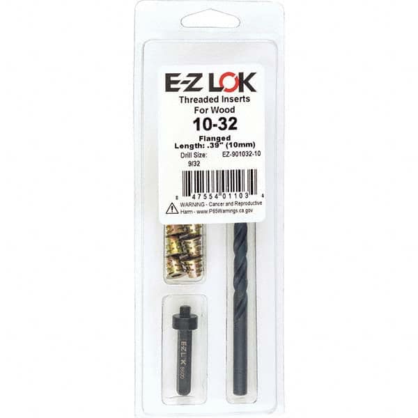 E-Z LOK - Thread Repair Kits Insert Thread Size (Inch): #10-32 Includes Drill: Yes - Industrial Tool & Supply
