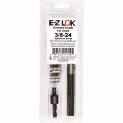 E-Z LOK - Thread Repair Kits Insert Thread Size (Inch): 3/8-24 Includes Drill: Yes - Industrial Tool & Supply