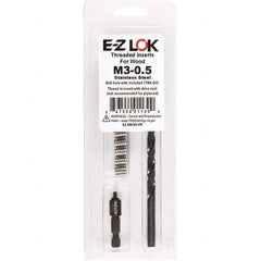 E-Z LOK - Thread Repair Kits Insert Thread Size (mm): M3x0.50 Includes Drill: Yes - Industrial Tool & Supply