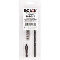 E-Z LOK - Thread Repair Kits Insert Thread Size (mm): M4x0.70 Includes Drill: Yes - Industrial Tool & Supply