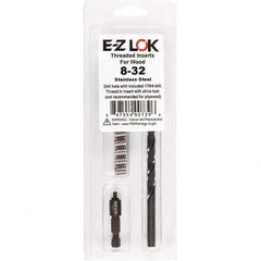E-Z LOK - Thread Repair Kits Insert Thread Size (Inch): #8-32 Includes Drill: Yes - Industrial Tool & Supply