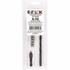 E-Z LOK - Thread Repair Kits Insert Thread Size (Inch): #6-32 Includes Drill: Yes - Industrial Tool & Supply