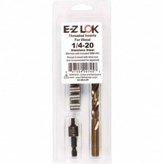 E-Z LOK - Thread Repair Kits Insert Thread Size (Inch): 1/4-20 Includes Drill: Yes - Industrial Tool & Supply