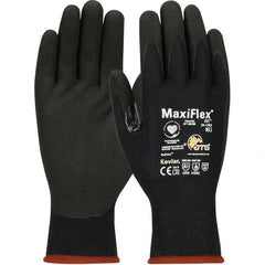 ATG - Size 2XL (11), ANSI Cut Lvl 3, Puncture Lvl 1, Abrasion Lvl 4, Nitrile Coated Kevlar Cut & Puncture Resistant Gloves - Industrial Tool & Supply