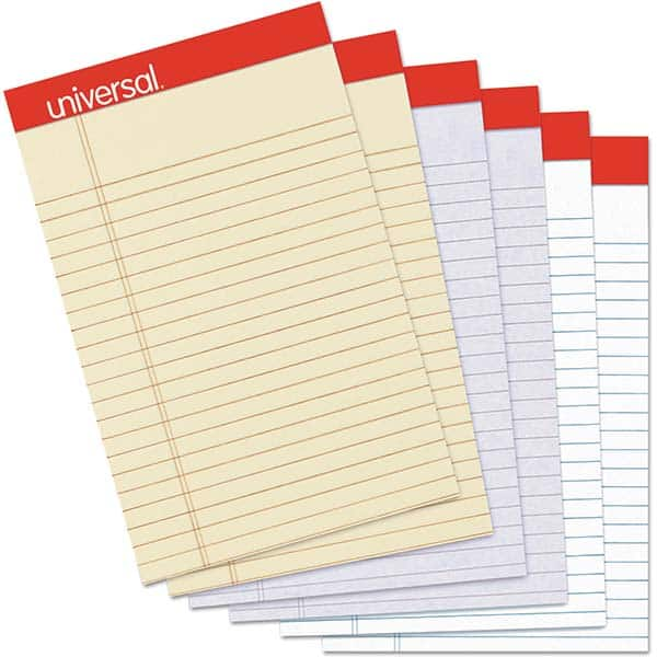 UNIVERSAL - Note Pads, Writing Pads & Notebooks Writing Pads & Notebook Type: Writing Pad Size: 5 x 8 - Industrial Tool & Supply