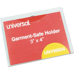UNIVERSAL - Badge Holders Attachment Type: Clip-On Horizontal or Vertical Holder: Horizontal - Industrial Tool & Supply