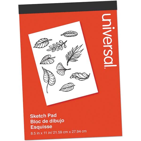 UNIVERSAL - Note Pads, Writing Pads & Notebooks Writing Pads & Notebook Type: Scratch Pad Size: 8-1/2 x 11 - Industrial Tool & Supply