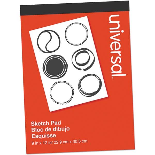UNIVERSAL - Note Pads, Writing Pads & Notebooks Writing Pads & Notebook Type: Scratch Pad Size: 9 x 12 - Industrial Tool & Supply