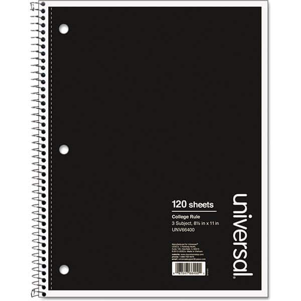 UNIVERSAL - Note Pads, Writing Pads & Notebooks Writing Pads & Notebook Type: Notebook Size: 11 x 8-1/2 - Industrial Tool & Supply