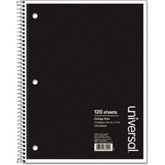 UNIVERSAL - Note Pads, Writing Pads & Notebooks Writing Pads & Notebook Type: Notebook Size: 11 x 8-1/2 - Industrial Tool & Supply