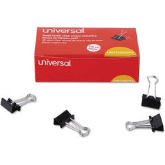 UNIVERSAL - Binder Clips Width (Inch): 0.75 Binder Type: Binder Clip - Industrial Tool & Supply