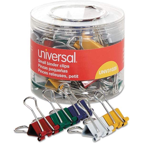 UNIVERSAL - Binder Clips Width (Inch): 0.75 Binder Type: Binder Clip - Industrial Tool & Supply