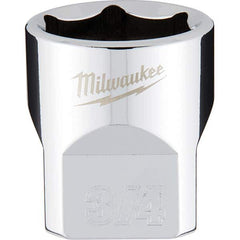 Milwaukee Tool - Hand Sockets Drive Size (Inch): 3/8 Size (Inch): 3/4 - Industrial Tool & Supply