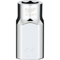 Milwaukee Tool - Hand Sockets Drive Size (Inch): 1/2 Size (mm): 11.0000 - Industrial Tool & Supply