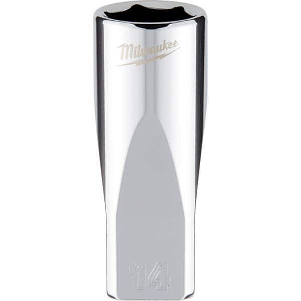 Milwaukee Tool - Hand Sockets Drive Size (Inch): 1/4 Size (mm): 14.0000 - Industrial Tool & Supply