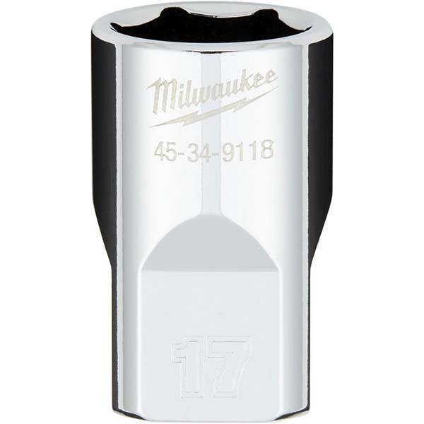 Milwaukee Tool - Hand Sockets Drive Size (Inch): 1/2 Size (mm): 17.0000 - Industrial Tool & Supply