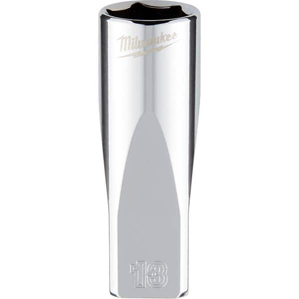 Milwaukee Tool - Hand Sockets Drive Size (Inch): 1/4 Size (mm): 13.0000 - Industrial Tool & Supply