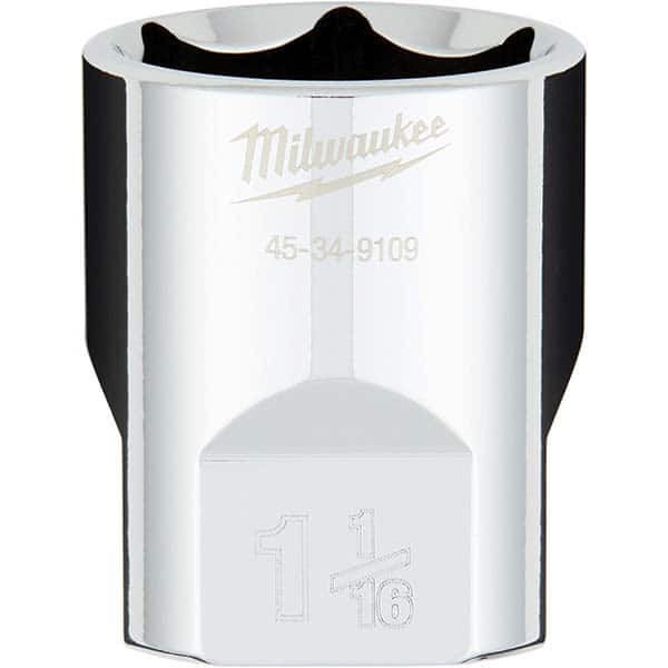 Milwaukee Tool - Hand Sockets Drive Size (Inch): 1/2 Size (Inch): 1-1/16 - Industrial Tool & Supply