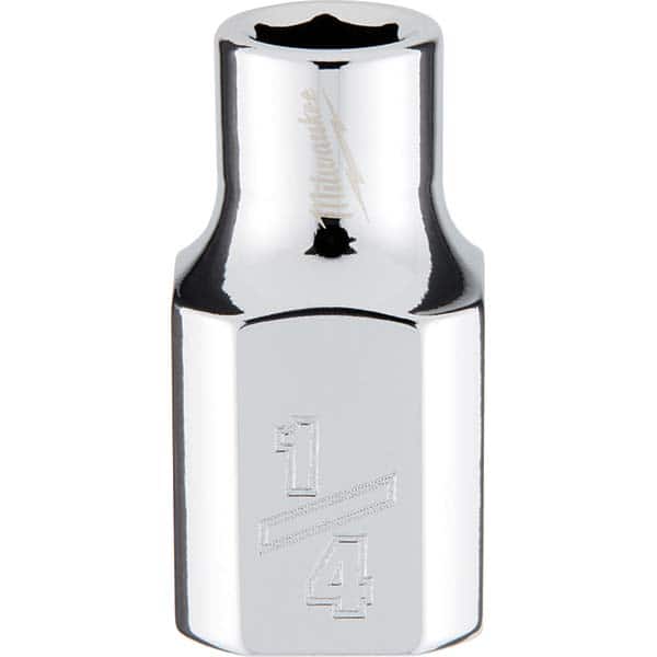 Milwaukee Tool - Hand Sockets Drive Size (Inch): 3/8 Size (Inch): 1/4 - Industrial Tool & Supply